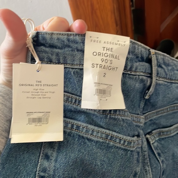 NWT Free Assembly 90’s Jeans - Picture 7 of 7